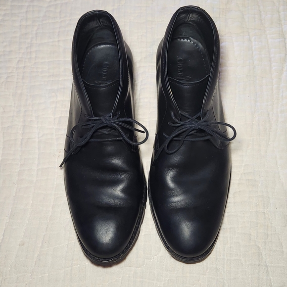 Cole Haan Black Leather Chukka Boots Men 8M Waterproof C09861 - Picture 2 of 10